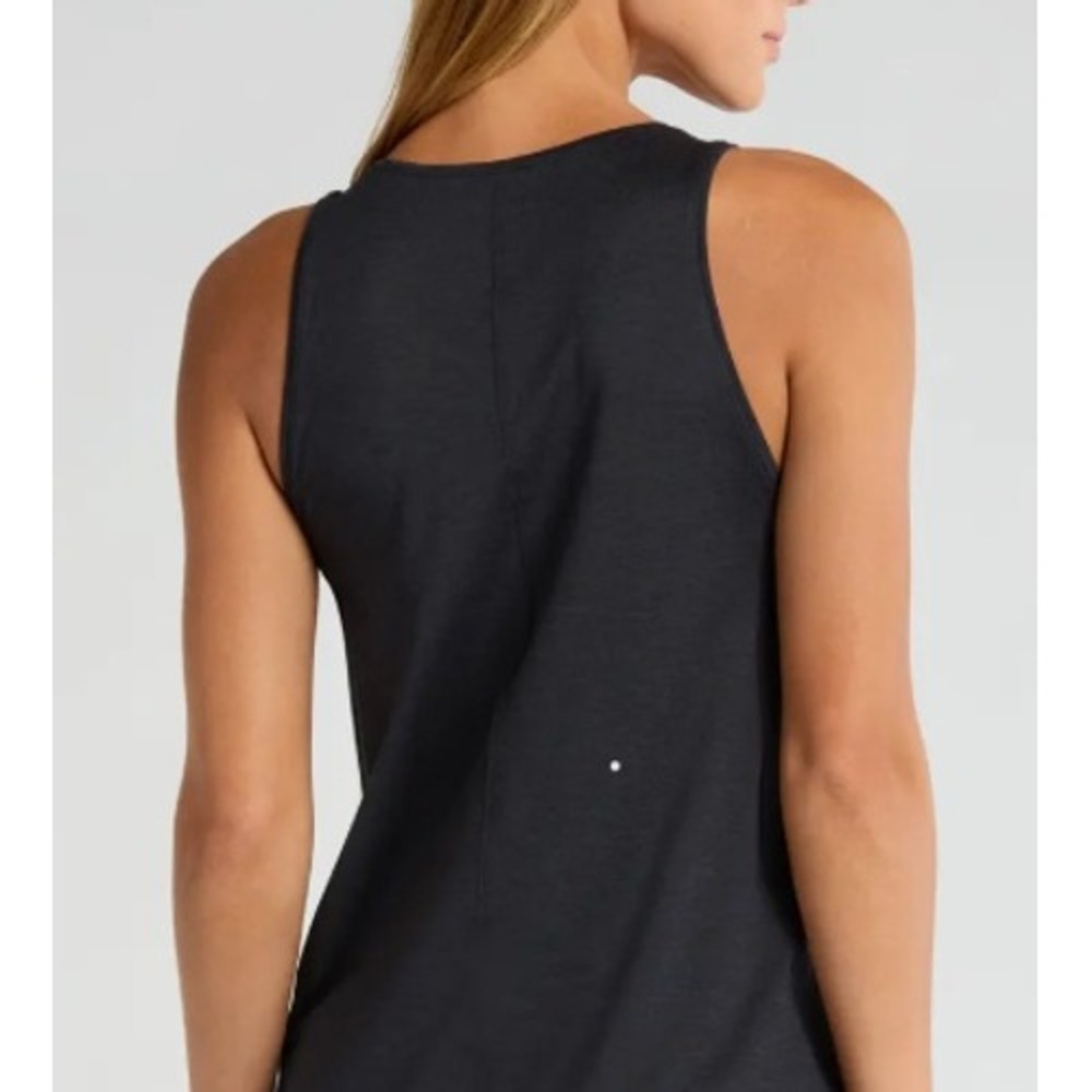 Zella black tank lyocell Liana extra comfort athleisure gym layering cooling euc